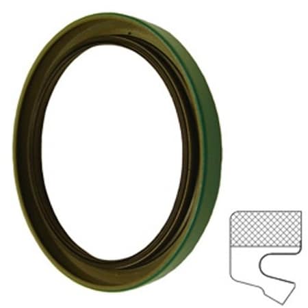 Garlock 4-1/2 in. Shaft Dia, 5-1/2 in. Housing Bore, 1/2 in. Nominal Width, Mill-Right N Lip 24600-2753